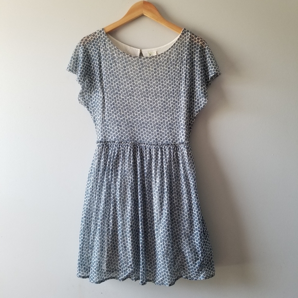 Anthropologie Weston Wear Frothed Dots Dress - Picture 3 of 11